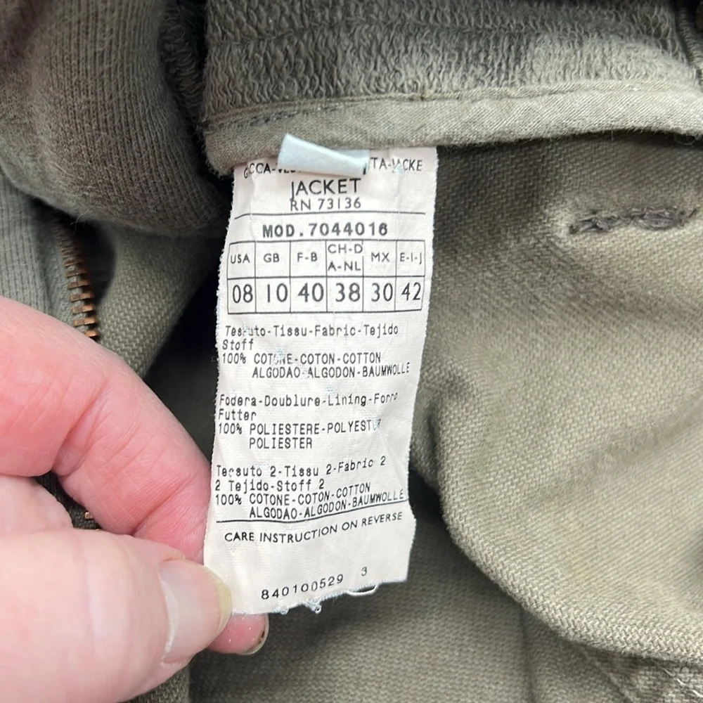 Max & Co 100% Cotton Hooded Jacket Brown - Picture 14 of 14